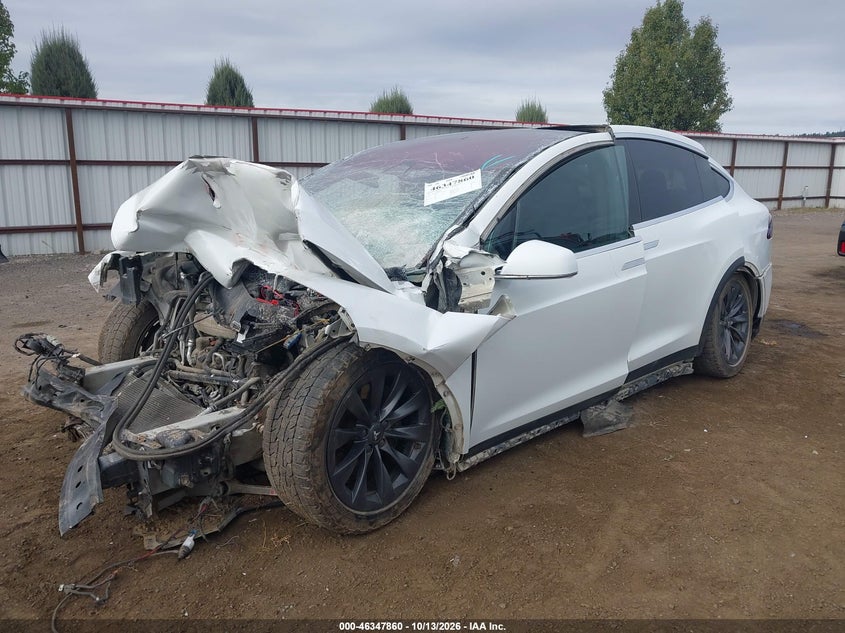 Vin: 5yjxcbe21hf069112, lot: 46848125, tesla model x 100d/75d/90d 20172