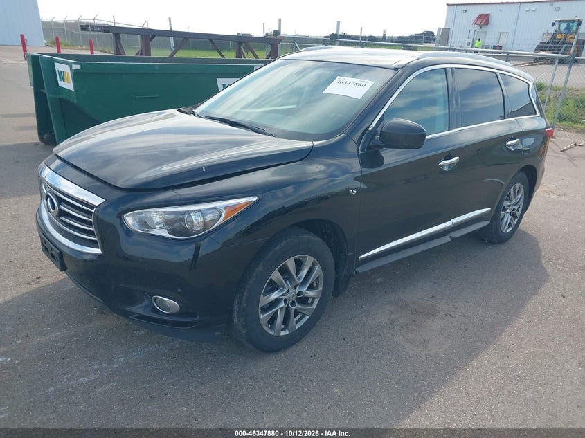 Vin: 5n1al0mm5ec552751, lot: 46848146, infiniti qx60 20142