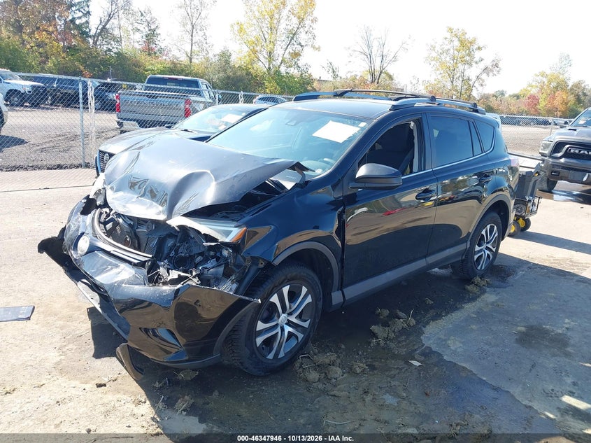 Vin: 2t3bfrev1hw540044, lot: 46848211, toyota rav4 le 20172