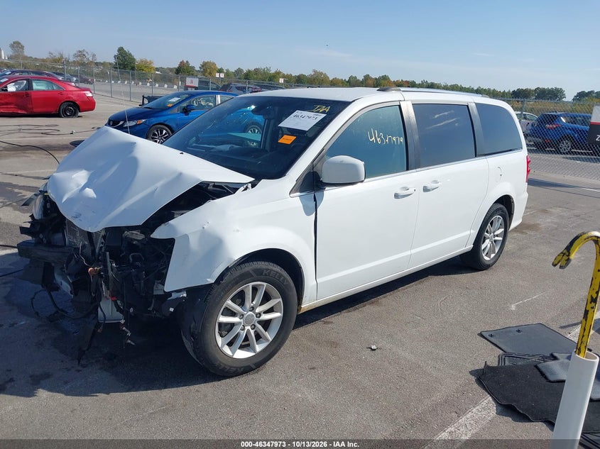 Vin: 2c4rdgcg1kr744227, lot: 46848239, dodge grand caravan sxt 20192