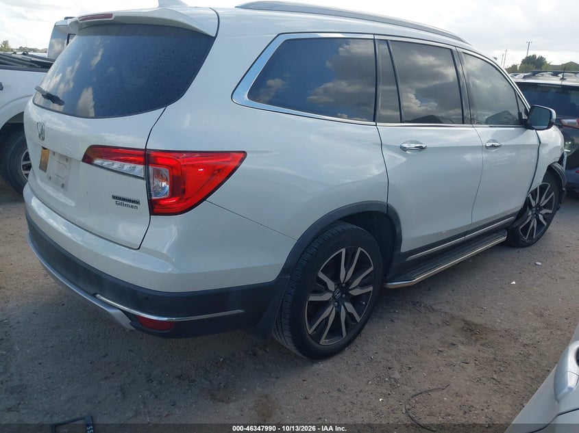 Vin: 5fnyf5h91kb032770, lot: 46848256, honda pilot touring 20194