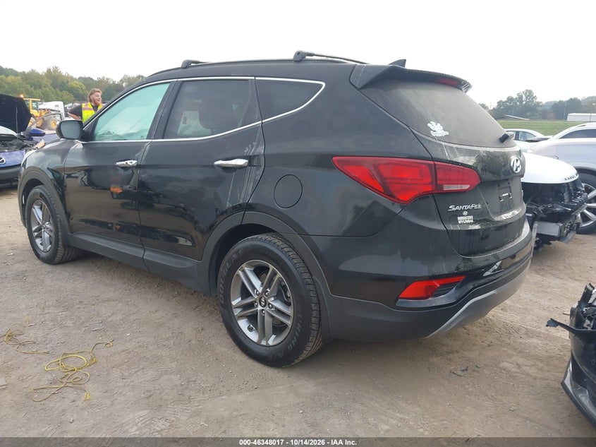 Vin: 5nmzudlb3hh018486, lot: 46848283, hyundai santa fe sport 2.4l 20173