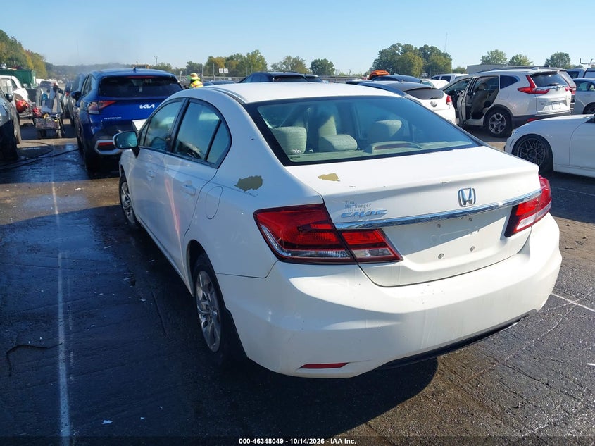 Vin: 2hgfb2f53fh538636, lot: 46848315, honda civic lx 20153