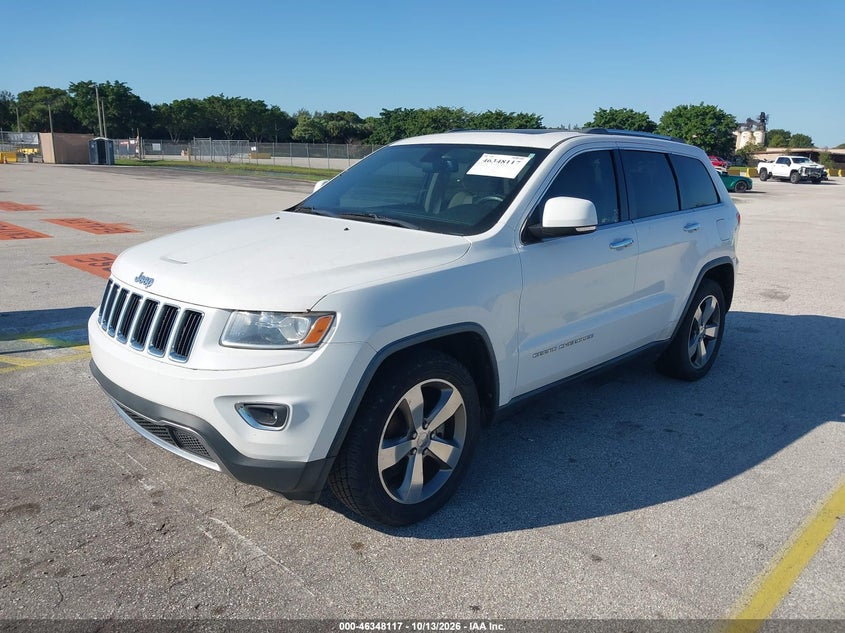 Vin: 1c4rjebg3ec442210, lot: 46848383, jeep grand cherokee limited 20142
