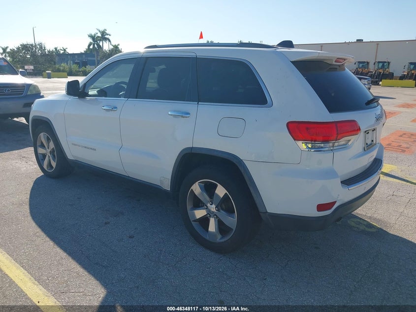 Vin: 1c4rjebg3ec442210, lot: 46848383, jeep grand cherokee limited 20143