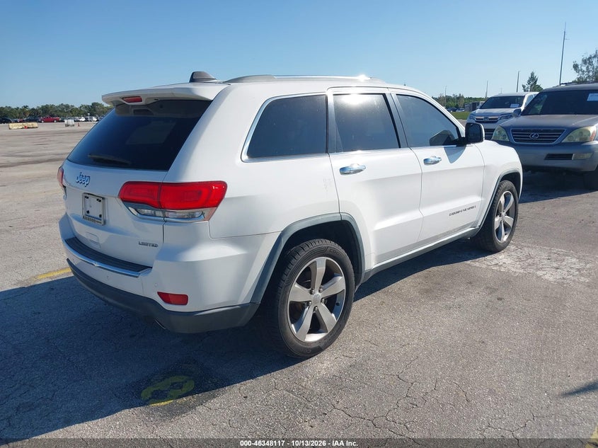 Vin: 1c4rjebg3ec442210, lot: 46848383, jeep grand cherokee limited 20144