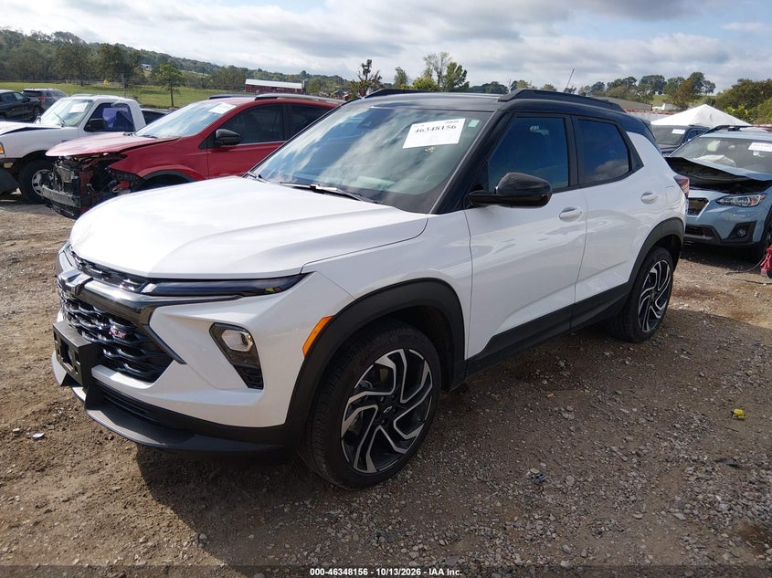 Vin: kl79musl2sb208105, lot: 46848422, chevrolet trailblazer awd rs 20252
