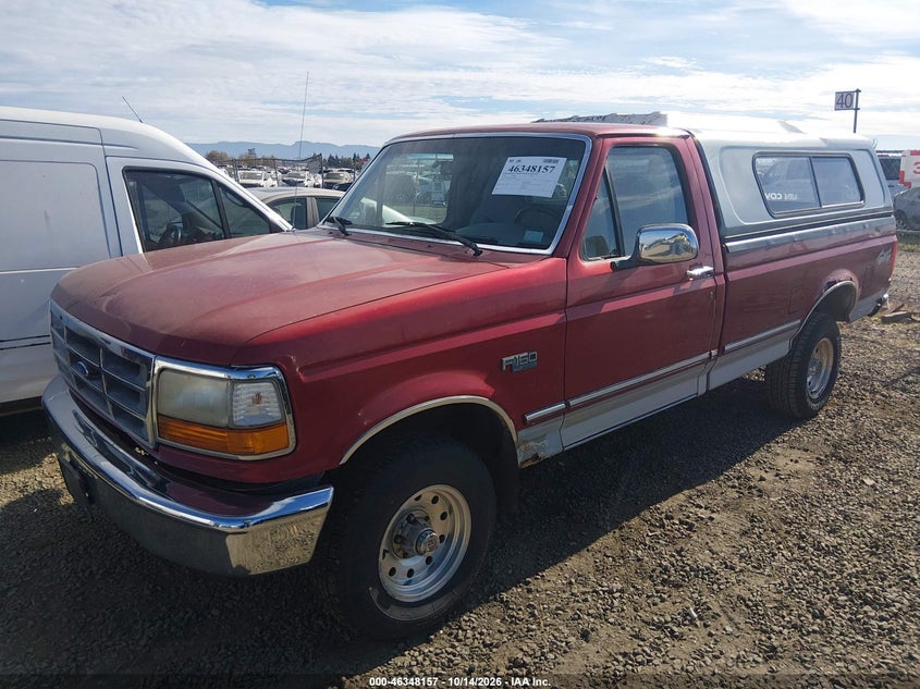 1996 Ford F150, Обычный износ, IAAI, VIN 1FTEF14N9TLB69775 — фото 2