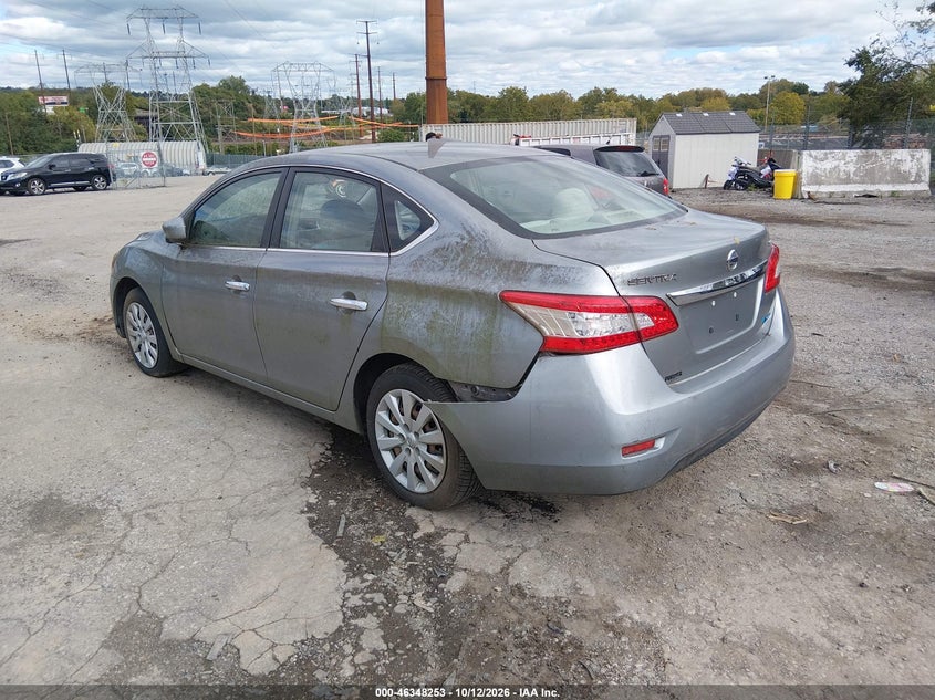 NISSAN SENTRA 2013 VIN 3N1AB7AP4DL741394