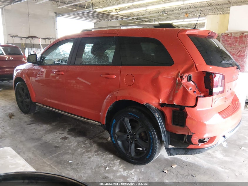 Vin: 3c4pddgg6jt491644, lot: 46848560, dodge journey crossroad awd 20183