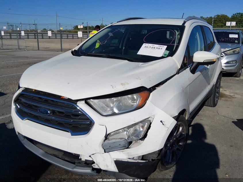 Vin: maj3s2ke9kc271402, lot: 46848570, ford ecosport titanium 20192