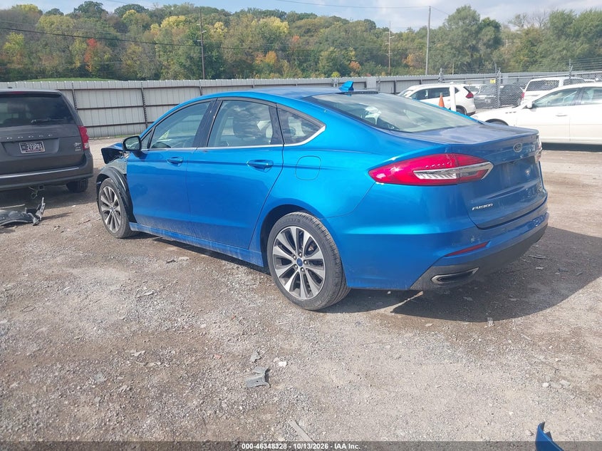 Vin: 3fa6p0t94kr238717, lot: 46848594, ford fusion se 20193