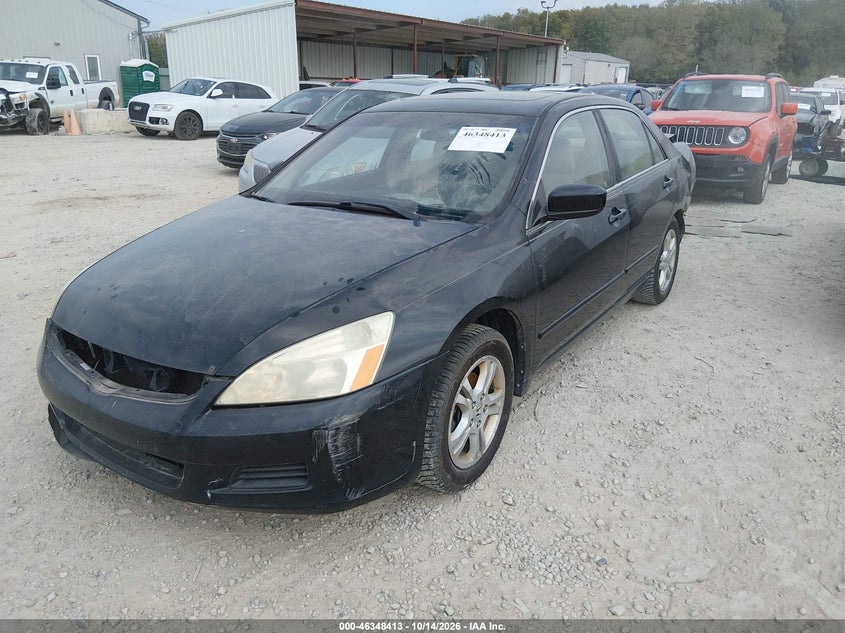 2007 Honda Accord 2.4 Ex, Front & Rear, IAAI, VIN 1HGCM56837A076961 — photo 2