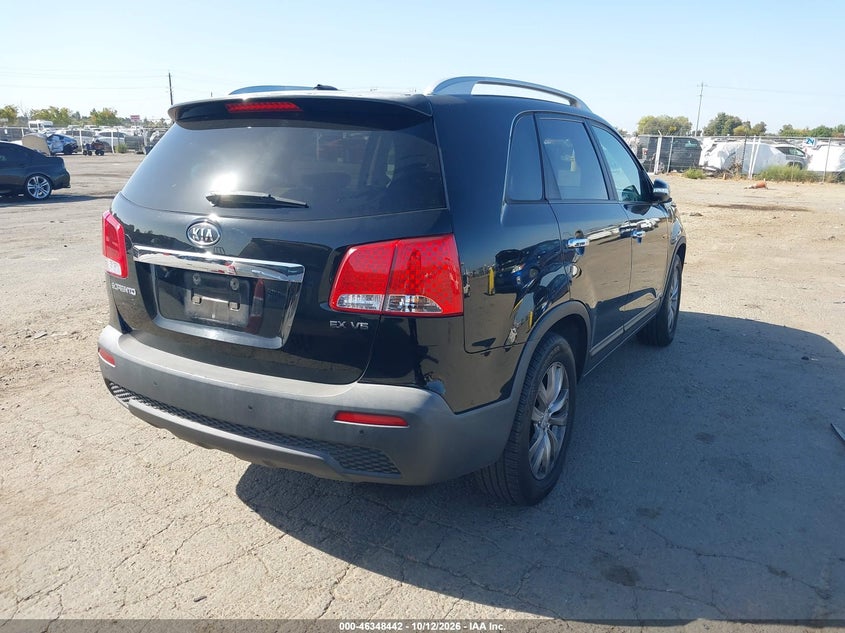 Vin: 5xykuda20bg002493, lot: 46848708, kia sorento ex v6 20114
