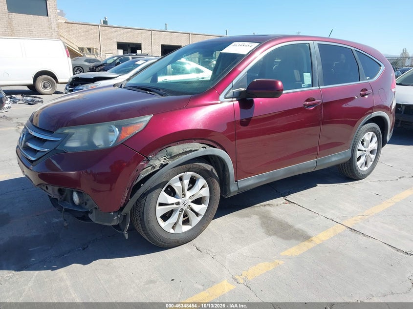 2012 Honda Cr-V Ex, Front End, IAAI, VIN 5J6RM3H59CL020791 — photo 2