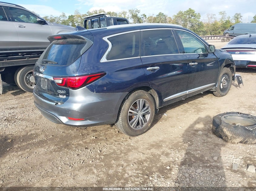 Vin: 5n1dl0mm1jc521133, lot: 46848727, infiniti qx60 20184