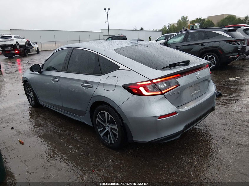 Vin: 19xfl2h52pe017607, lot: 46848732, honda civic lx 20233