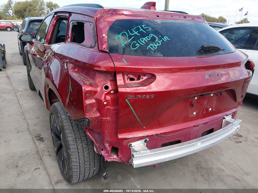 Vin: 3gnkdcrj1rs263119, lot: 46848748, chevrolet blazer ev eawd rs 20243