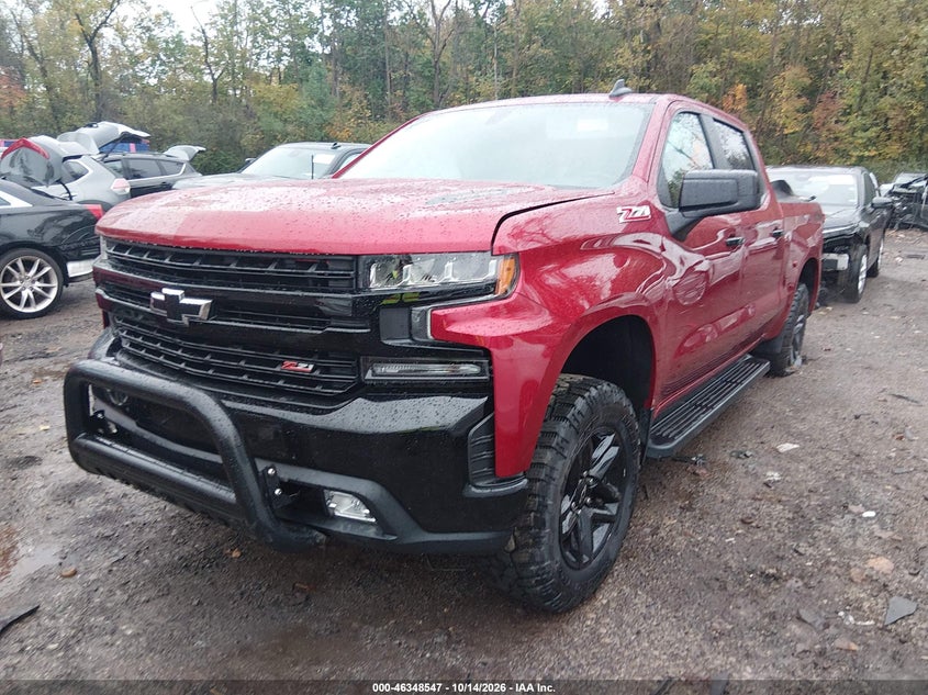 Vin: 1gcpyfedxmz343647, lot: 46848813, chevrolet silverado 1500 4wd  short bed lt trail boss 20212