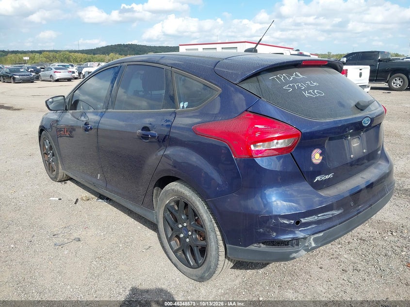 Vin: 1fadp3k2xgl321832, lot: 46848838, ford focus se 20163