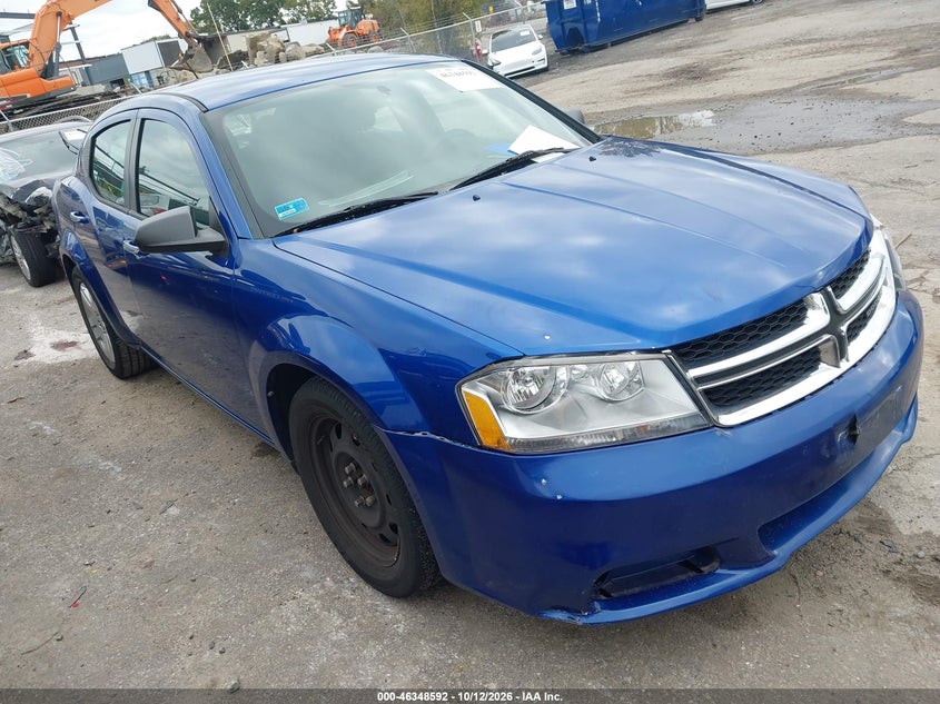 Vin: 1c3cdzag1dn772621, lot: 46848858, dodge avenger se v6 2013 img_1