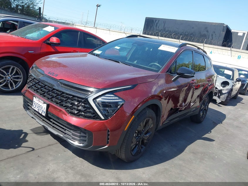 Vin: 5xyk6cdf4sg316859, lot: 46848876, kia sportage x-line 20252