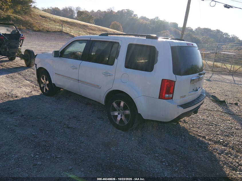 Vin: 5fnyf4h9xcb071966, lot: 46848892, honda pilot touring 20123
