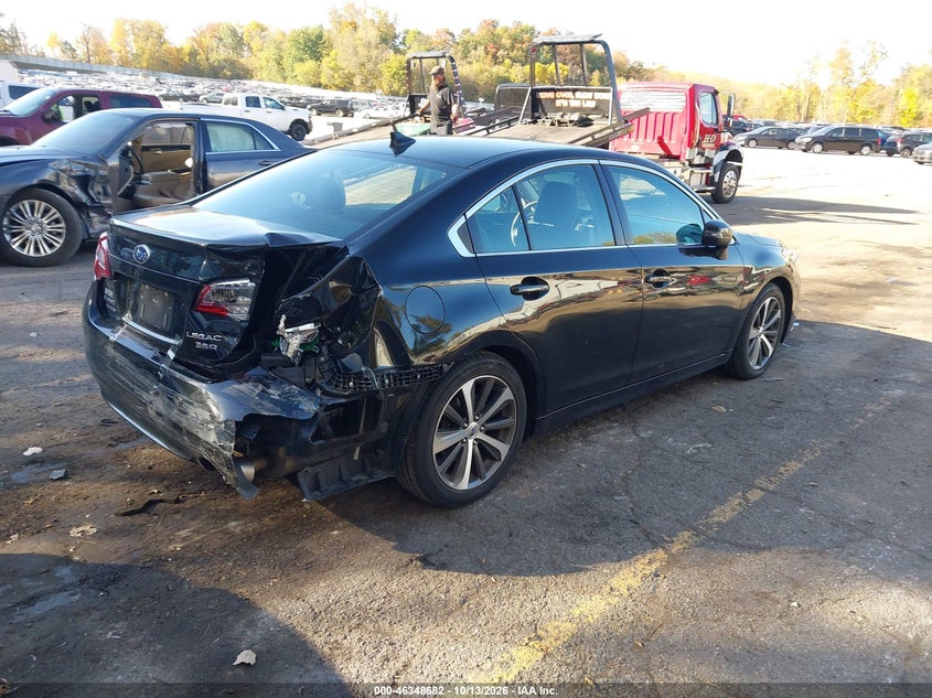 Vin: 4s3bnen64h3014322, lot: 46848948, subaru legacy 3.6r limited 20174