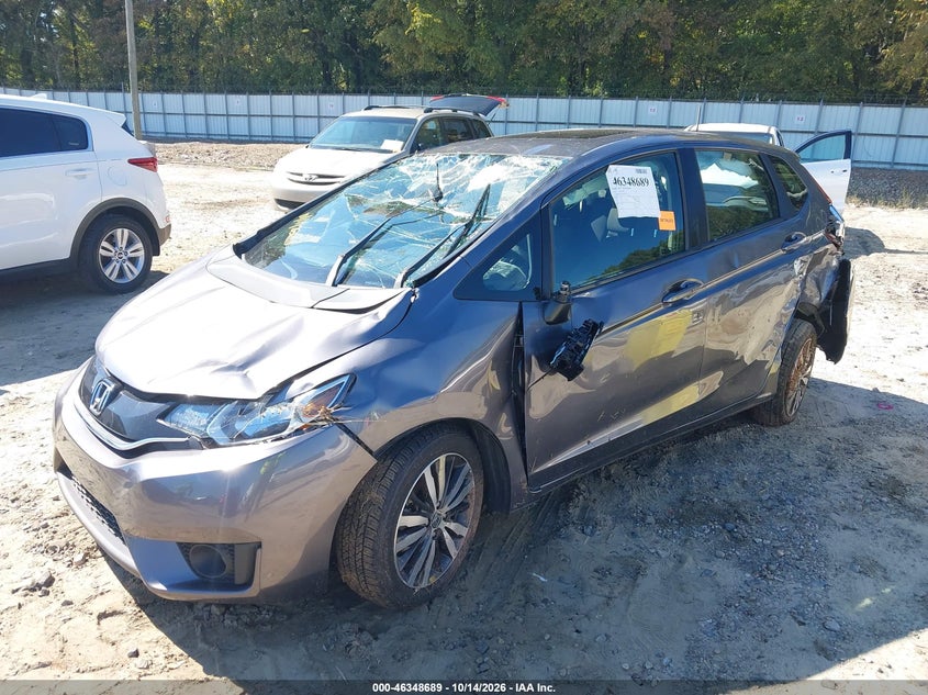 Vin: 3hggk5g73hm704924, lot: 46848955, honda fit ex 20172