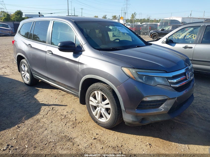 Vin: 5fnyf6h10gb027955, lot: 46849043, honda pilot lx 2016 img_1