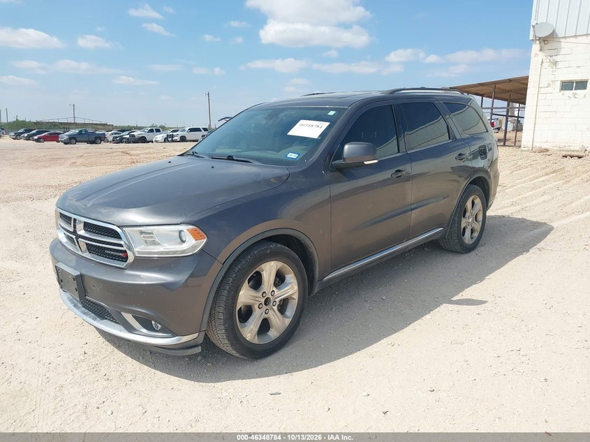 Vin: 1c4rdhdg4fc709202, lot: 46849050, dodge durango limited 20152