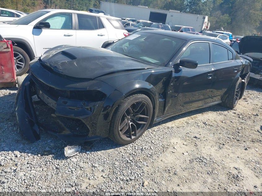 Vin: 2c3cdxgjxmh644331, lot: 46849057, dodge charger scat pack widebody rwd 20212