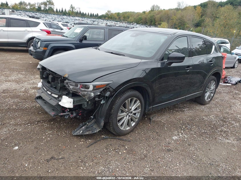 Vin: jm3kfbxy2p0149879, lot: 46849098, mazda cx-5 2.5 turbo signature 20232
