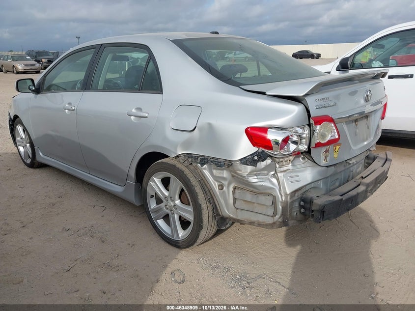 Vin: 5yfbu4ee2dp193921, lot: 46849175, toyota corolla s 20133
