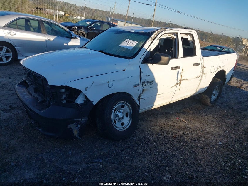 Vin: 1c6rr7ft5hs596172, lot: 46849177, ram 1500 tradesman  4x4 6'4 box 20172