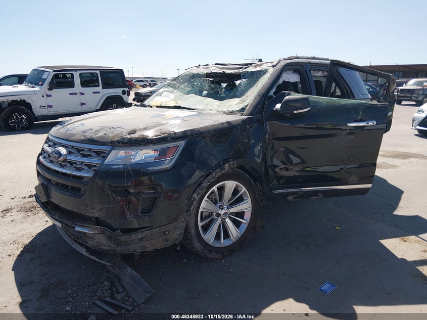 2018 Ford Explorer Limited, Rollover, IAAI, VIN 1FM5K7F80JGB42939 — photo 2