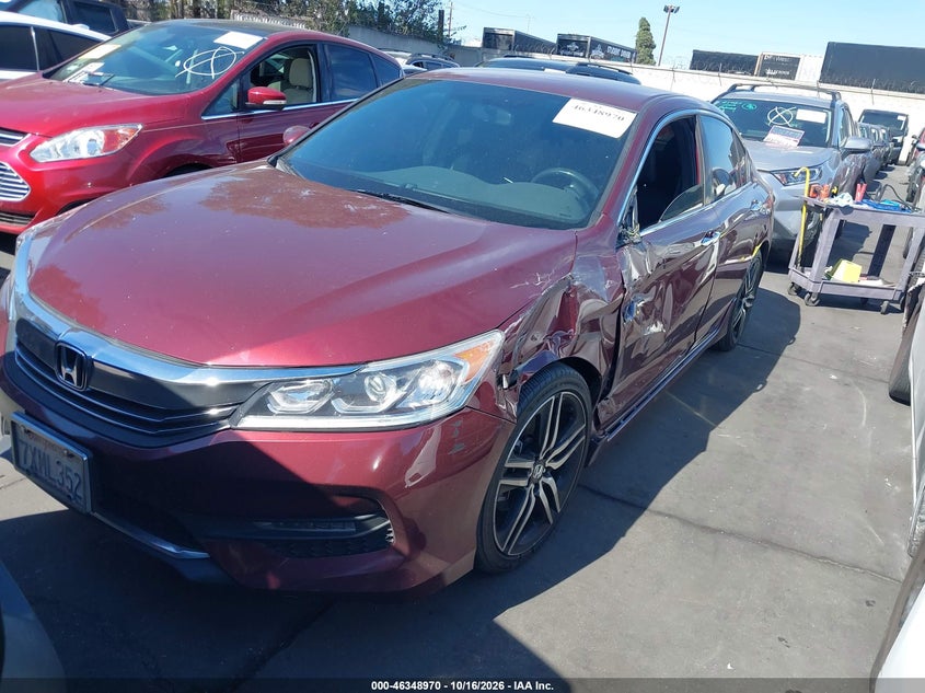 Vin: 1hgcr2f51ha155245, lot: 46849236, honda accord sport 20172