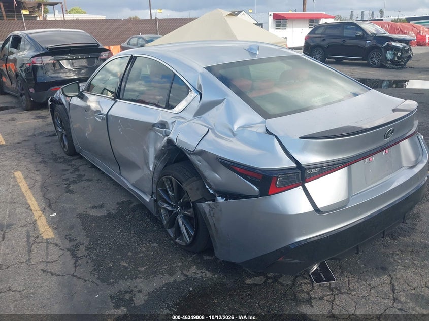 Vin: jthgz1b2xn5056187, lot: 46849274, lexus is 350 f sport 20223