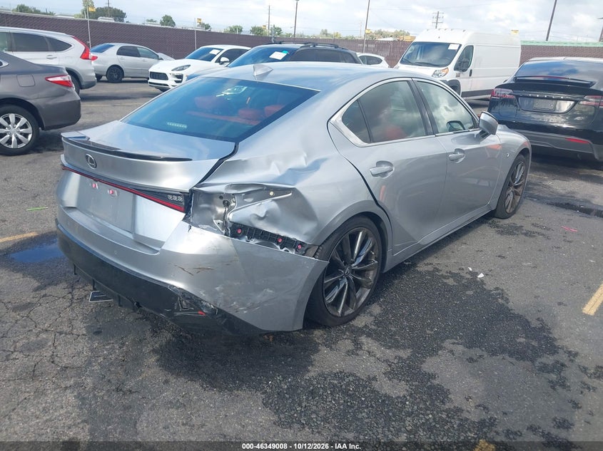 Vin: jthgz1b2xn5056187, lot: 46849274, lexus is 350 f sport 20224