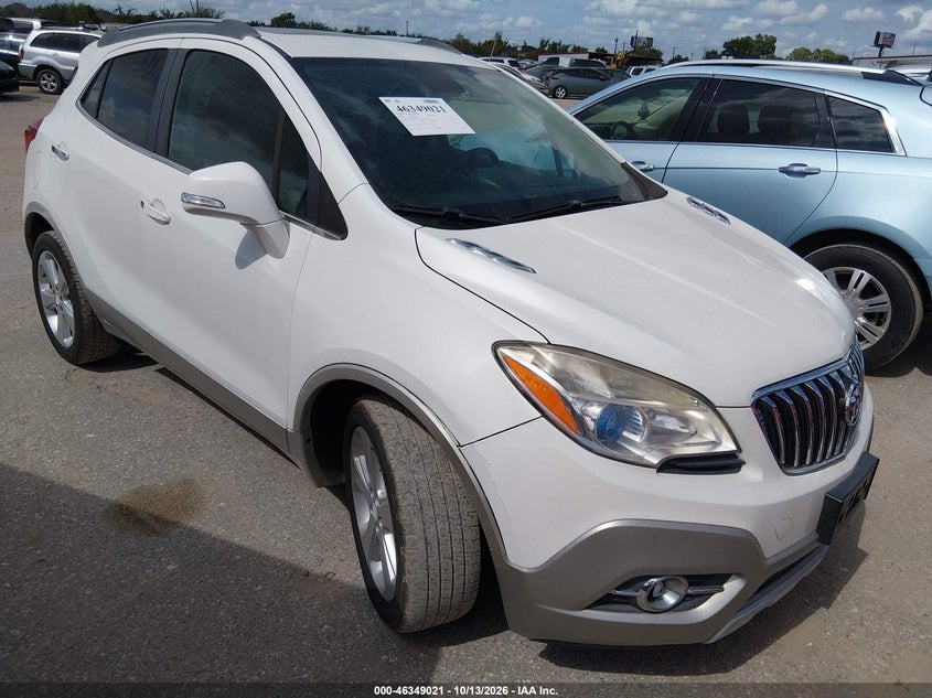 Vin: kl4cjcsb9fb126729, lot: 46849287, buick encore leather 20151