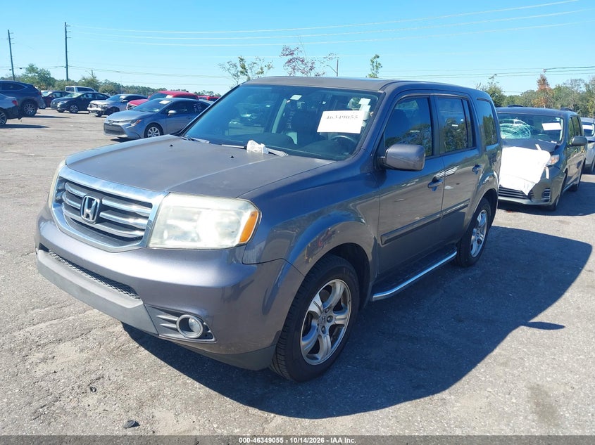 Vin: 5fnyf3h56eb021124, lot: 46849321, honda pilot ex-l 20142
