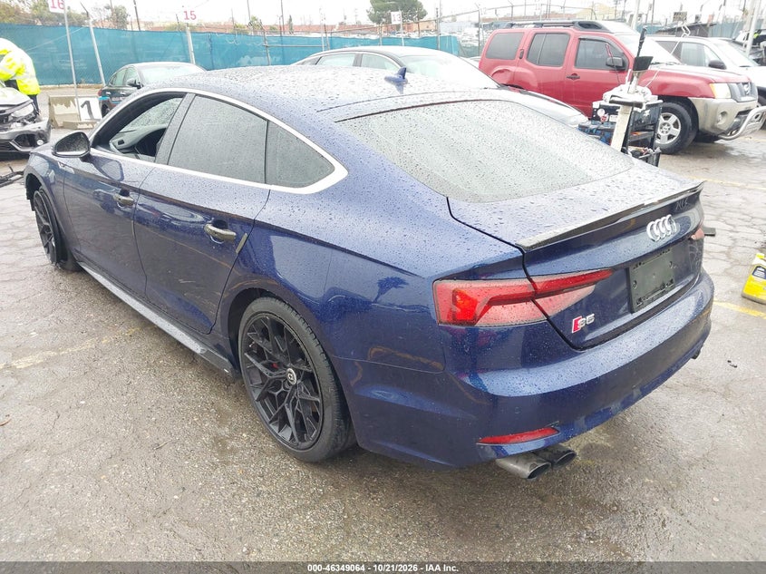 Vin: waub4cf51ja030439, lot: 46849330, audi s5 3.0t premium plus 20183