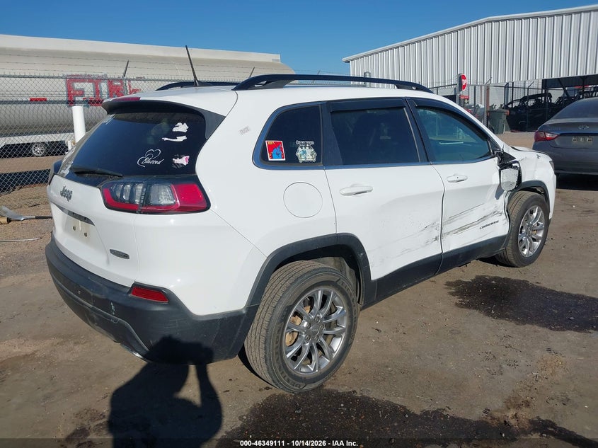 Vin: 1c4pjlmx1nd519837, lot: 46849377, jeep cherokee latitude lux fwd 20224