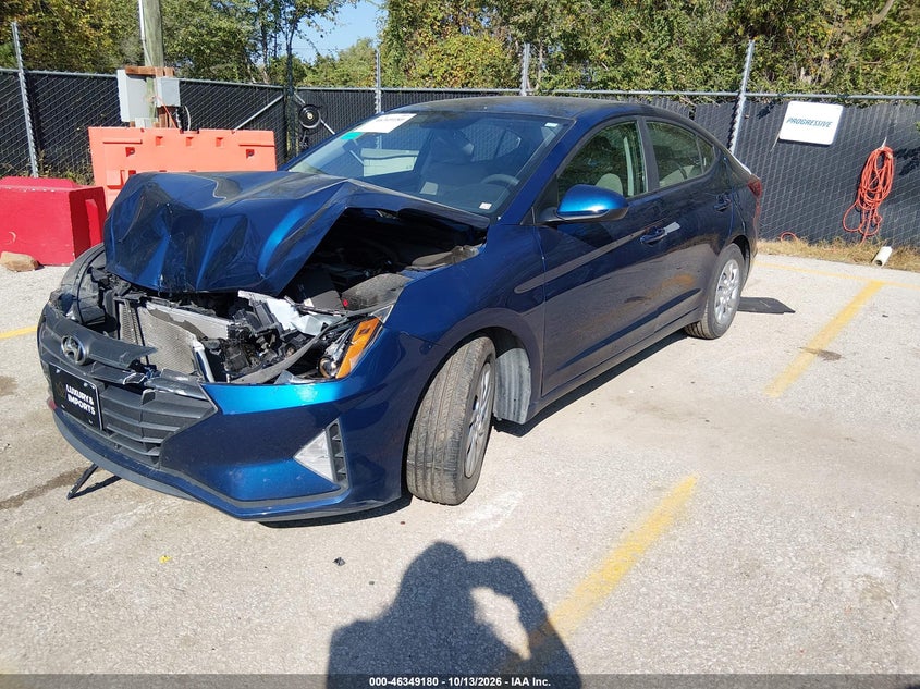 2019 Hyundai Elantra Se, Front End, IAAI, VIN 5NPD74LF0KH486481 — photo 2