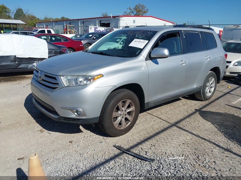 Vin: 5tdza3eh3cs023178, lot: 46849497, toyota highlander 20122