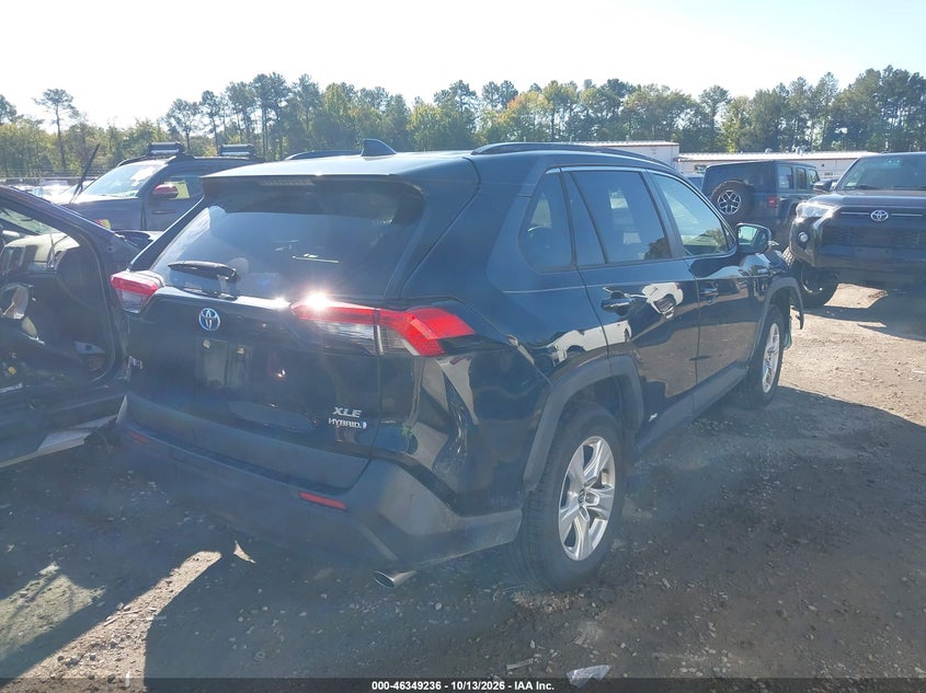 Vin: jtmr6rfv8md021173, lot: 46849502, toyota rav4 hybrid xle 20214