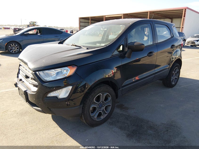 Vin: maj6p1sl0jc180489, lot: 46849558, ford ecosport s 20182