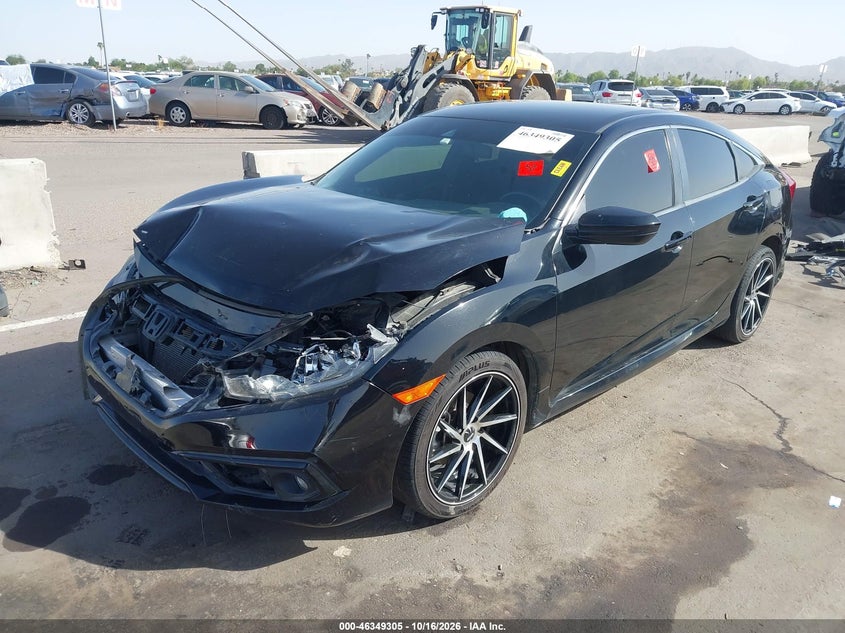 Vin: 19xfc2e86ke028763, lot: 46849571, honda civic sport 20192