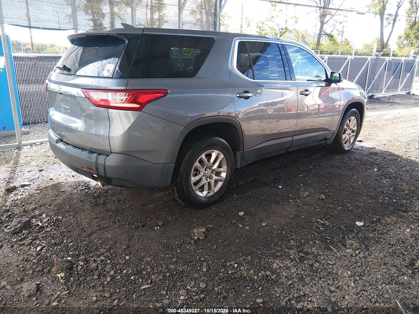 Vin: 1gnerfkw3lj181262, lot: 46849593, chevrolet traverse fwd ls 20204