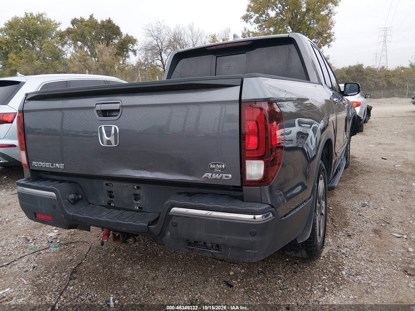 Vin: 5fpyk3f70hb029571, lot: 46849598, honda ridgeline rtl-e 20174